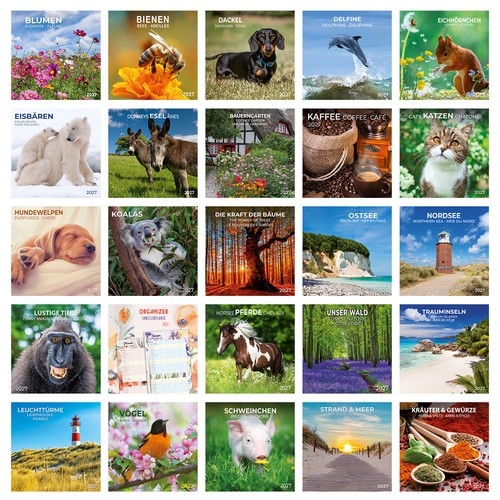 Kalender 2027 motivkalender - -,