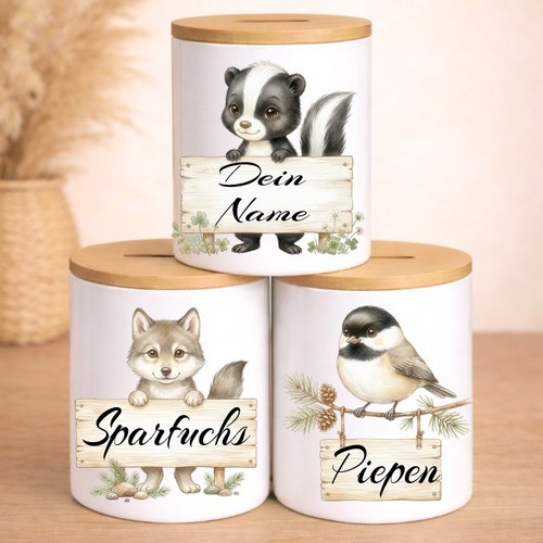 Kinder spardose personalisiert - kinder,