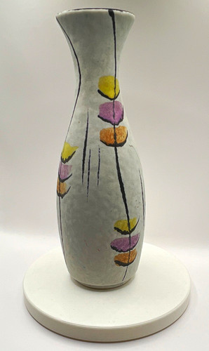 Vase grau mit - , in