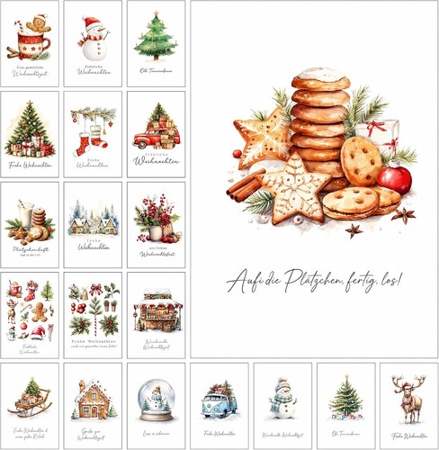 20er set aquarell - set,