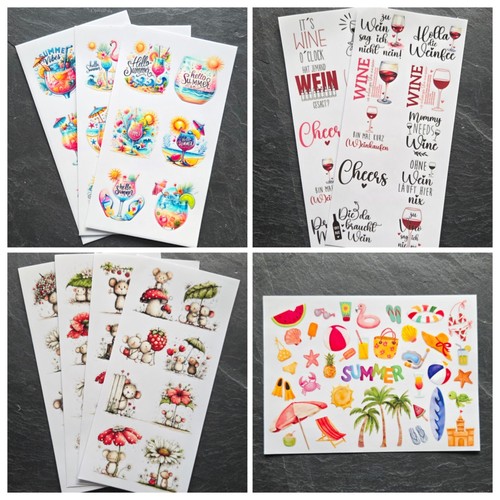 Rub sticker bunt viele - bunt,,