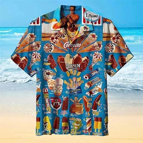 Hemden mit eiscreme motiven - hemden,