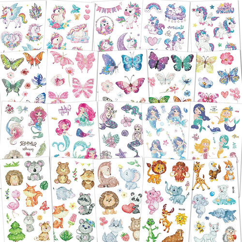 Kinder tattoo set glitzer - kinder,