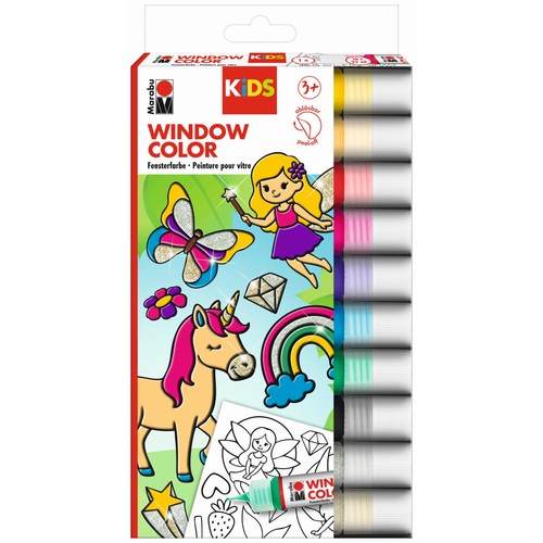 Marabu kids window color set - color,