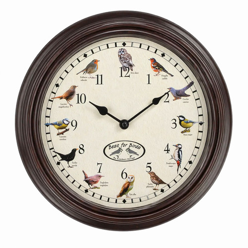 Vogelstimmen wanduhr uhr - vogelstimmen, –