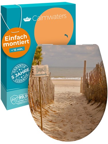 Sitz motiv sandstrand - wc-sitz,
