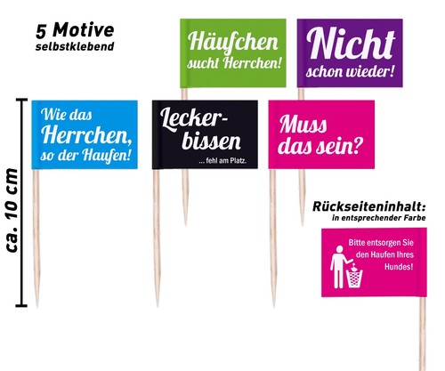 25er set häufchen sucht - "häufchen,