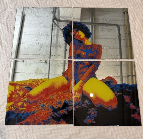 Vintage pop art andspiegel - art,
