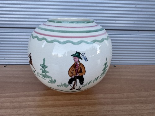 Majolika vase mit - vase,